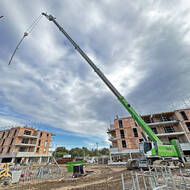 Per Knopfdruck am Rohbau: Fernsteuerung im Einsatz